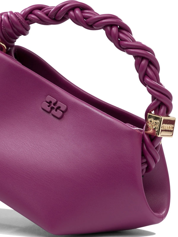 Bou Logo Decoration Leather Tote Bag