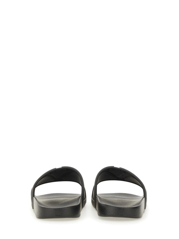 Valentino Black Slides