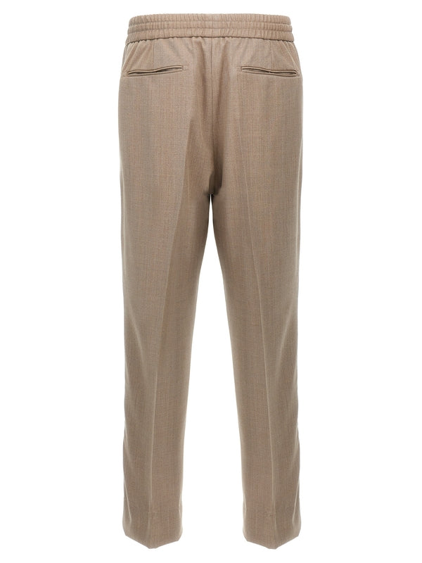 Straight Wool
  Pants