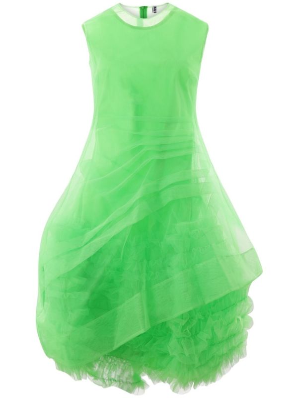 Asher Asymmetric Tulle Dress