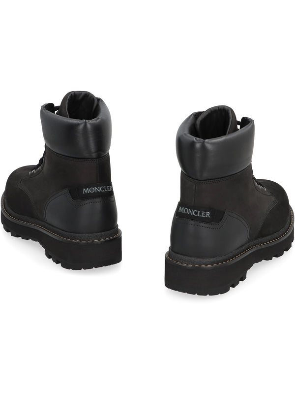 Peca Track Leather Lace-Up Boots