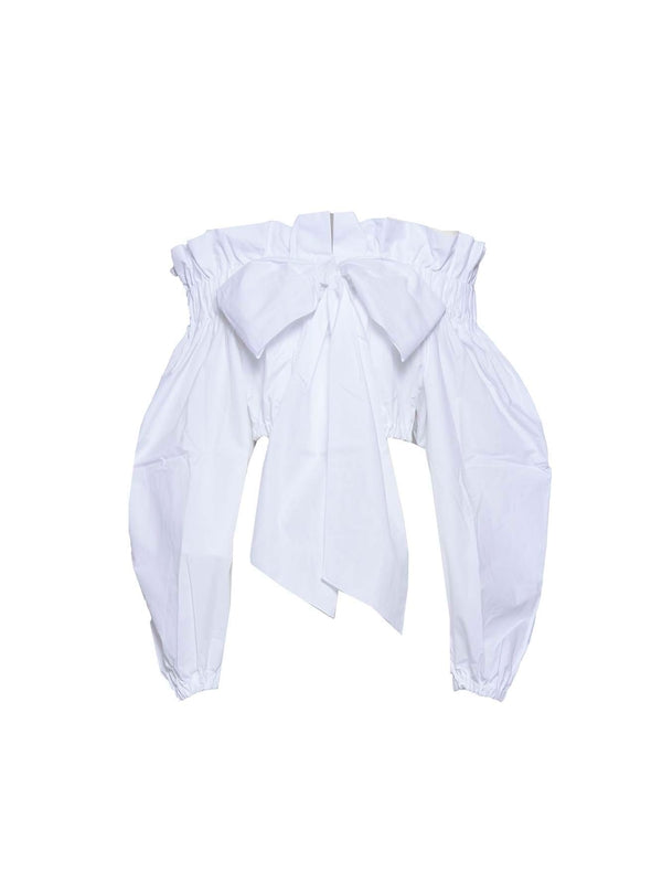 Bow Detail Off-Shoulder Top