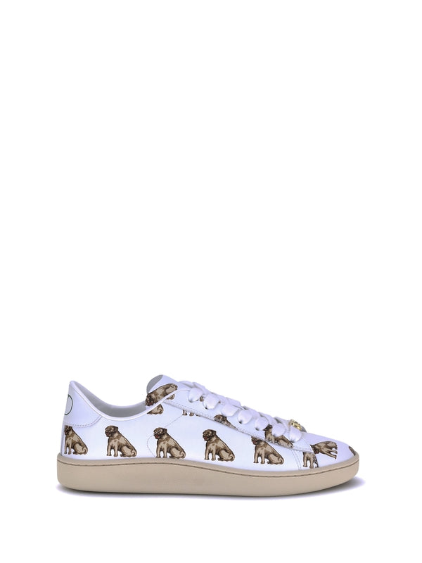 Valentino White Low Top Sneakers