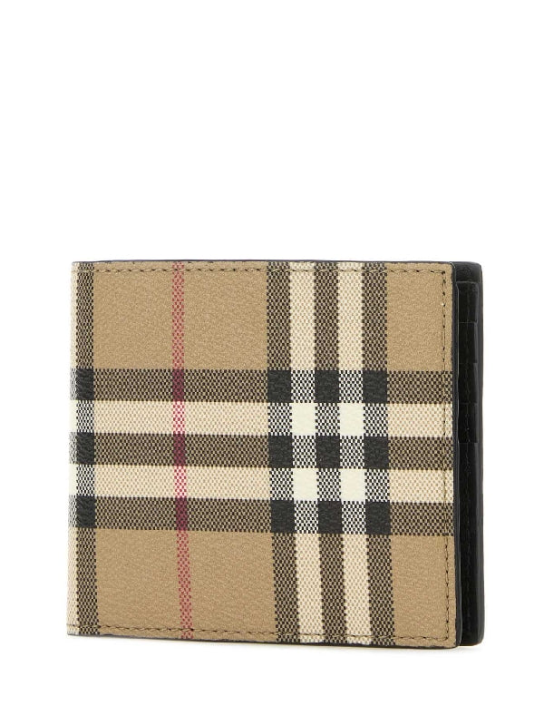 Vintage Check Bi-Fold Wallet