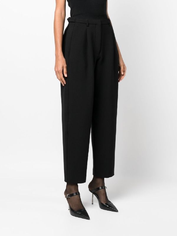 Wool Blend Crop Pants