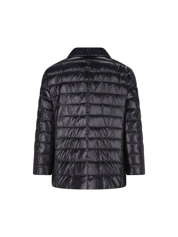 Single-breasted Nylon Padded Jacket