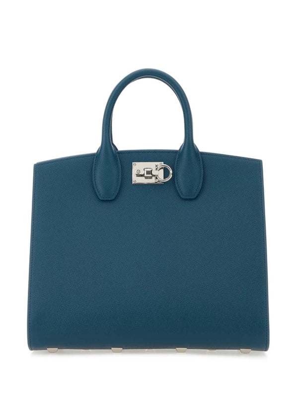 Studio Box Leather Medium Tote Bag