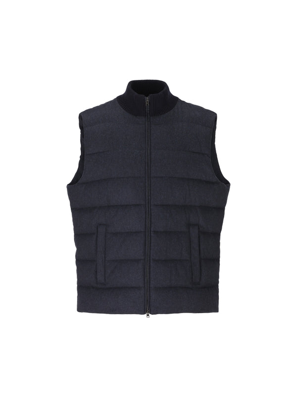 Zip-up Padding Vest