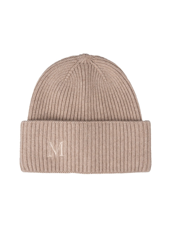 Logo Embroidered Cashmere Beanie