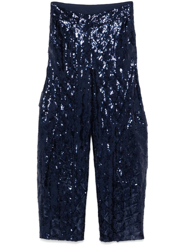 Allover Sequin Cargo Pants