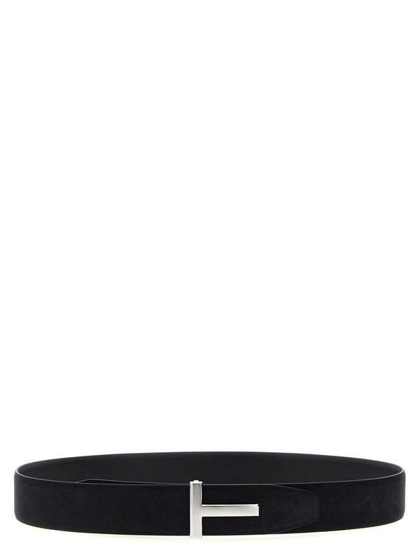 Tom Ford Black Leather Belts