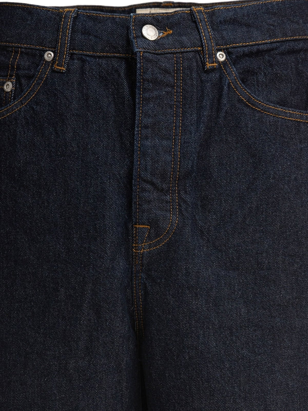 Back Logo Patch Denim Bermuda Shorts