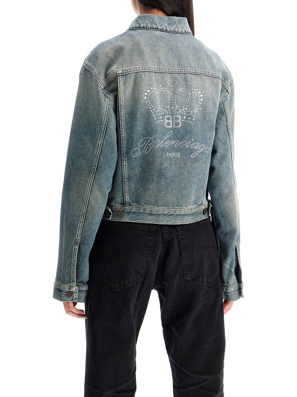 Back Logo Denim Jacket