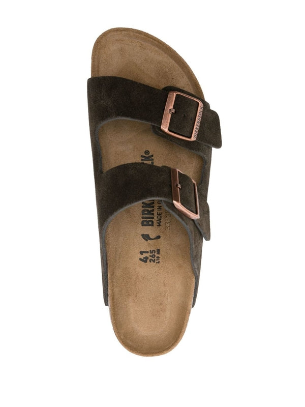 Arizona Buckle Suede Sandals