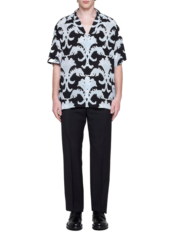 Allover Printing Silk Shirt