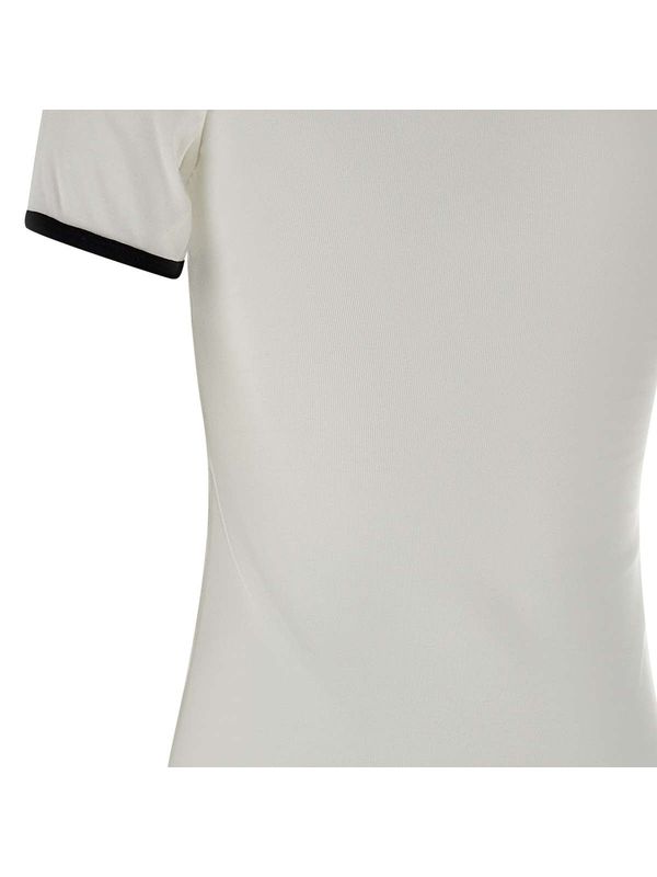 Logo Detail Cotton Short Sleeve Dress