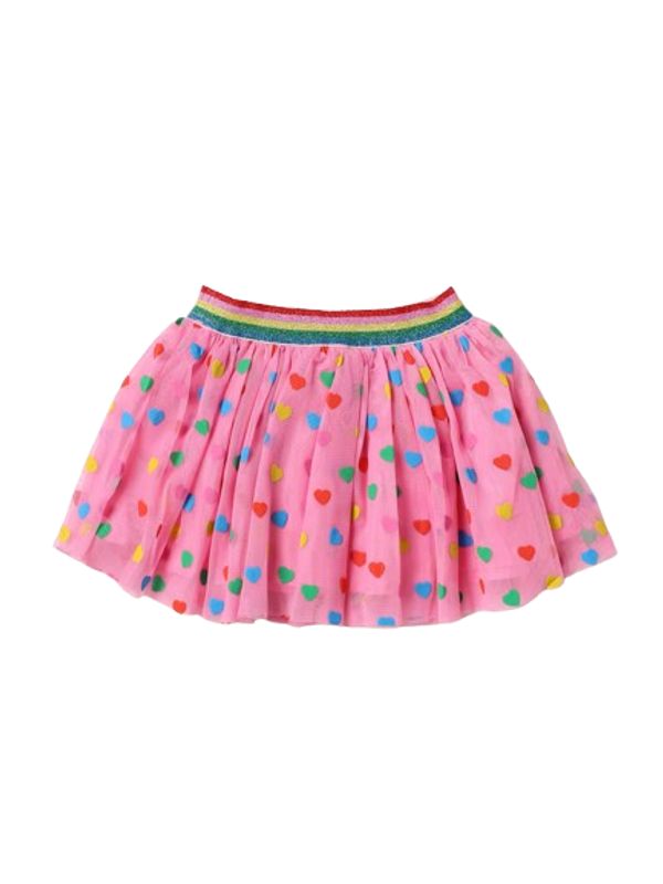 Dot Pattern Flare Skirt