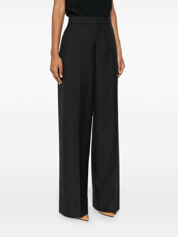 Wide Wool
  Tailored Pants