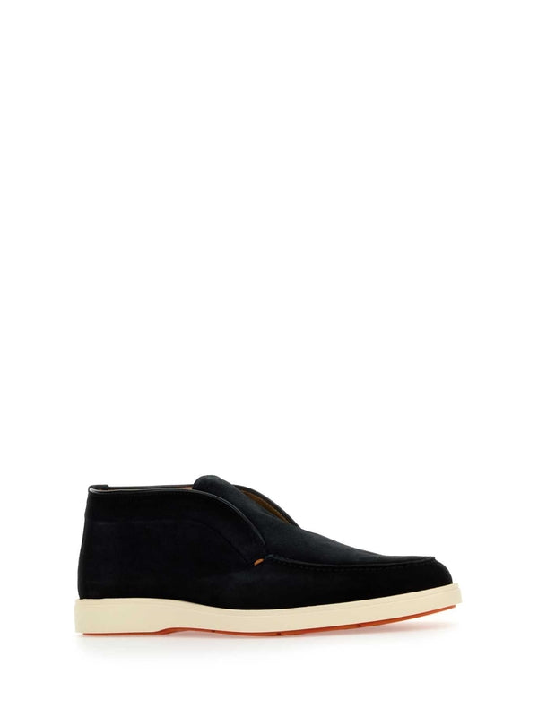 Santoni Black Desert Boots