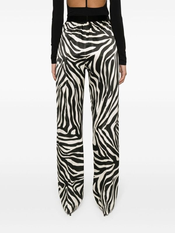 Zebra Pattern
  Logo Banding Pants