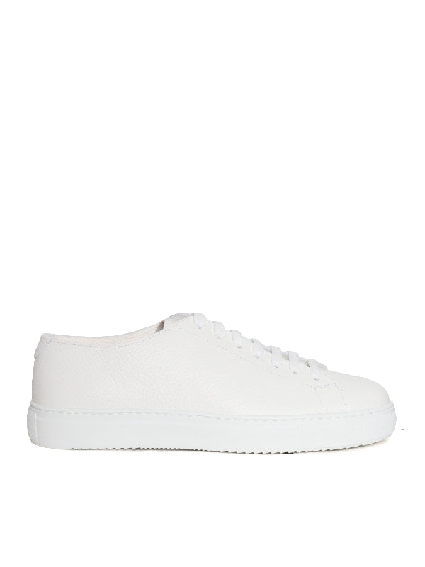 Grain Leather Low-Top Sneakers