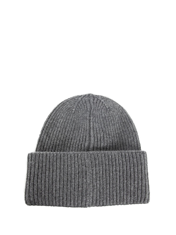 Logo Embroidered Cashmere Beanie