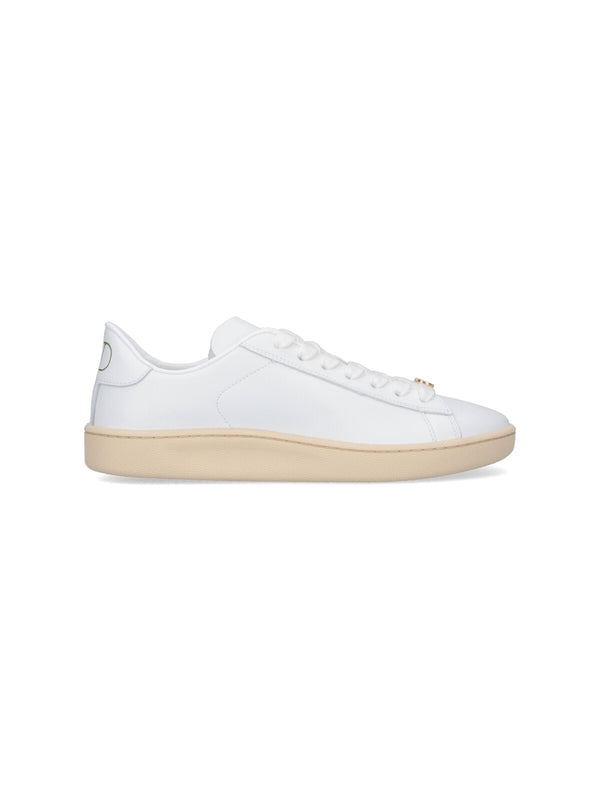 Valentino White Low Top Sneakers
