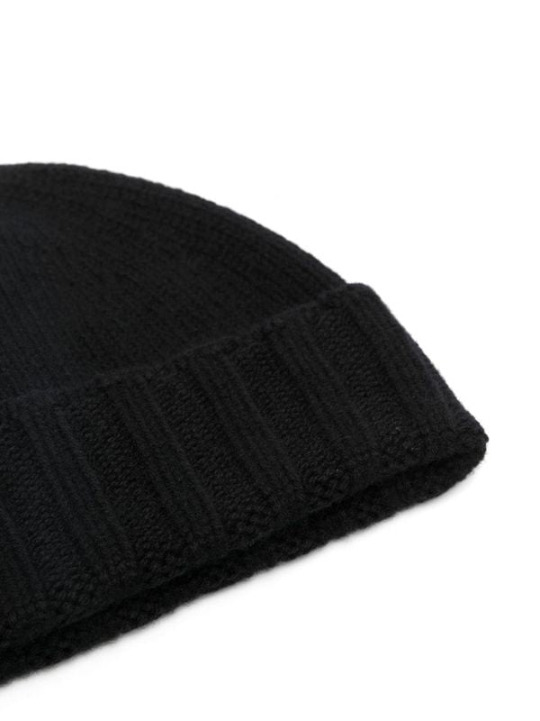 Ribbed Cashmere Beanie
