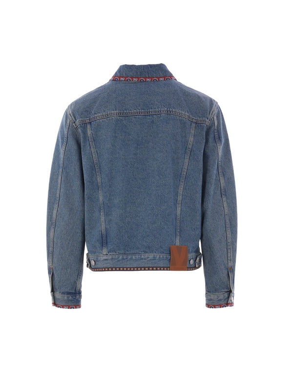 Valentino Blue Trucker