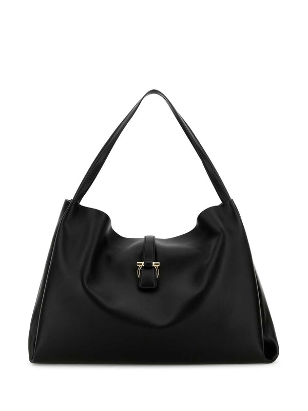 Timeless Gancini Buckle Tote
  Bag
