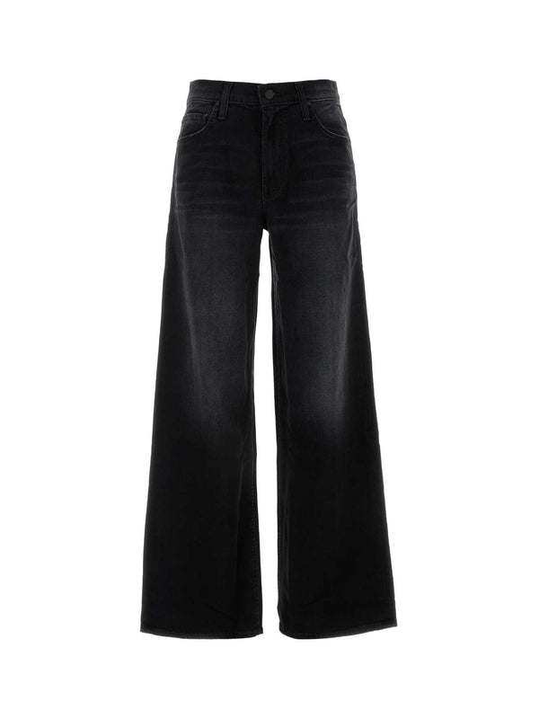 High Waist Wide Denim Pants