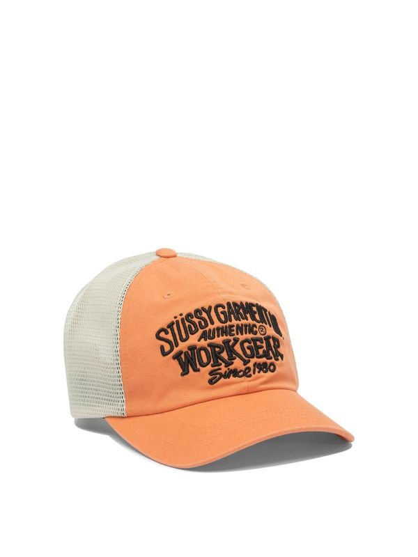 Stussy LP WORKGEAR Orange Cap