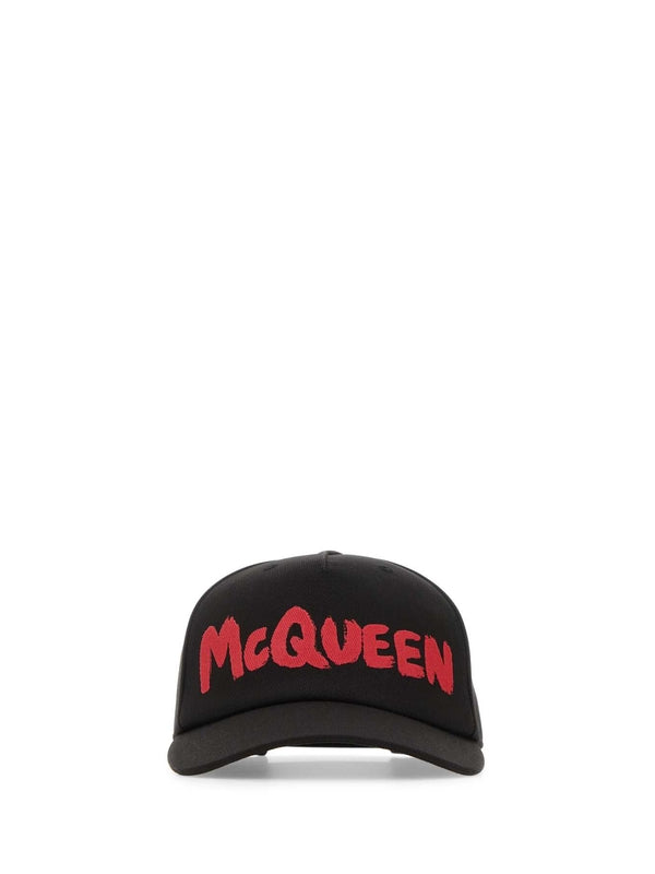 Alexander Mcqueen Black Cap