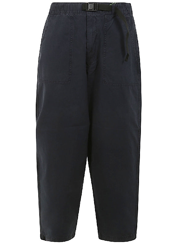Grindle Buckle Belted Cotton Pants