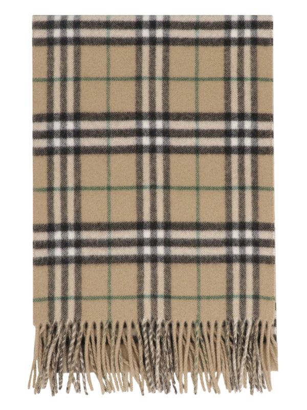 Check Pattern Cashmere Muffler