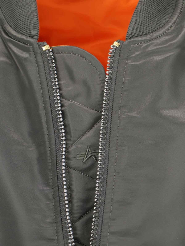 Alpha Industries Grey Orange Bomber