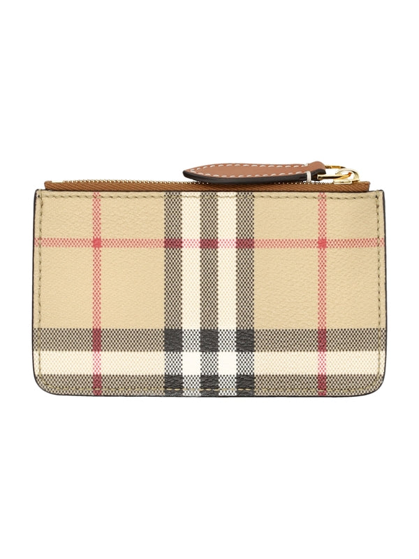 Vintage Check Coin Purse