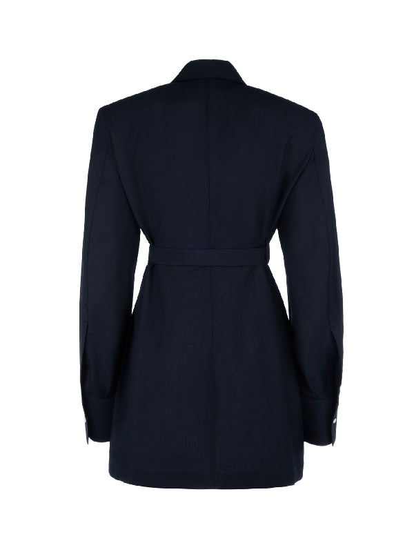 Single Breasted Belted Jacket