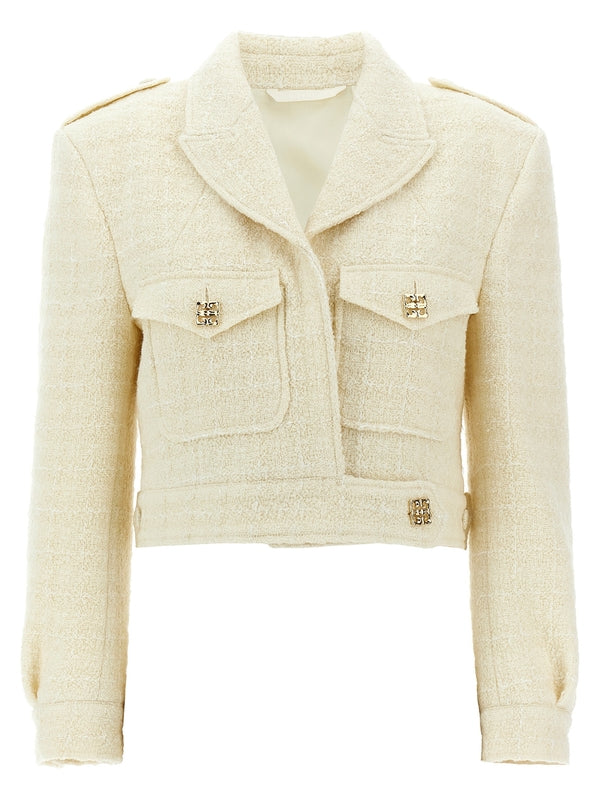 4g Liquid Wool Crop Jacket