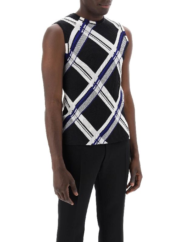 Check Silk Tank Top - Jente