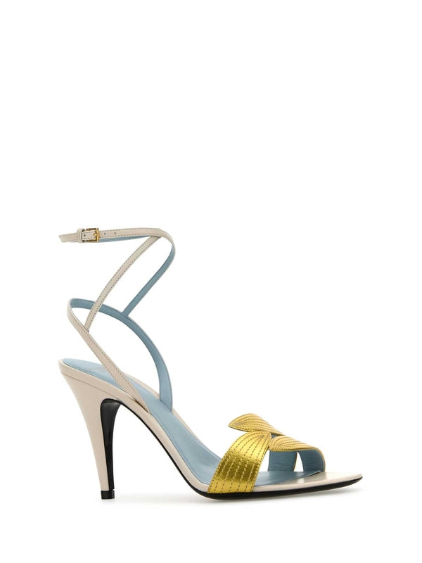 Valentino White Sandal Heels
