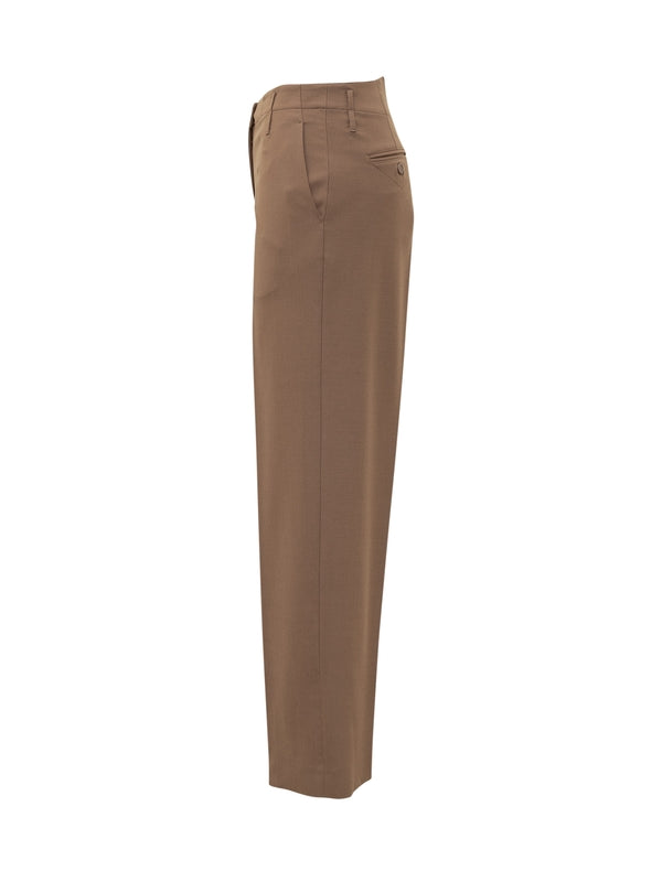 Semicouture Brown Trousers