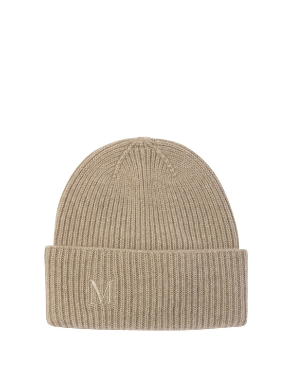 Ribbed cashmere beanie Beanies