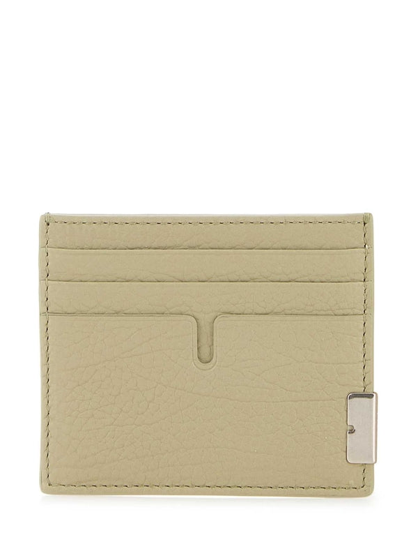 Tall B-Cut Leather Card Wallet