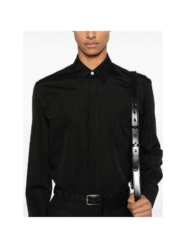 長袖コットンシャツ