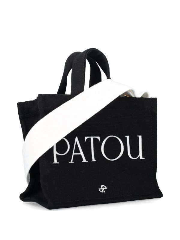 PATOU - HANDBAGS AC0440076 999B Black Tote Bags - Jente