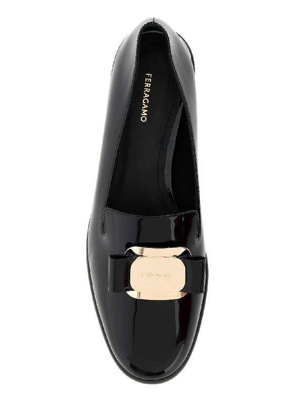 Vara Bow Leather Loafers