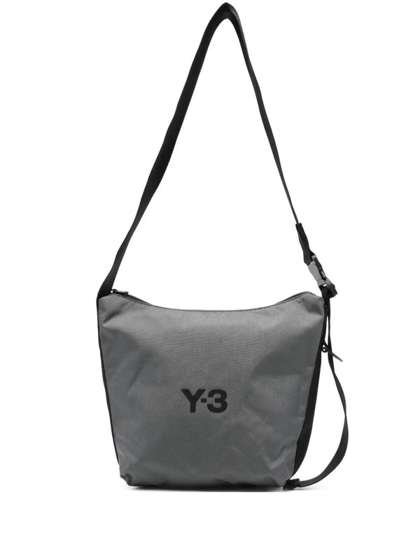 Y-3 Grey Cross Bags