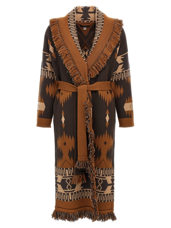 Icon Jacquard
  Long Cardigan