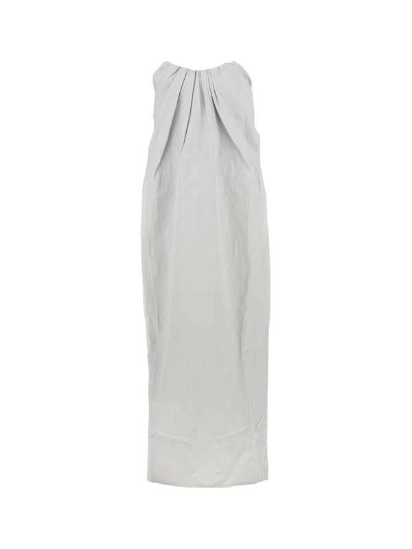 Sleeveless Linen Long Dress